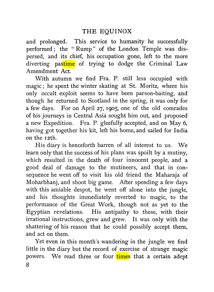 Original scan of The Equinox (Volume I, Number VIII), PDF page 48