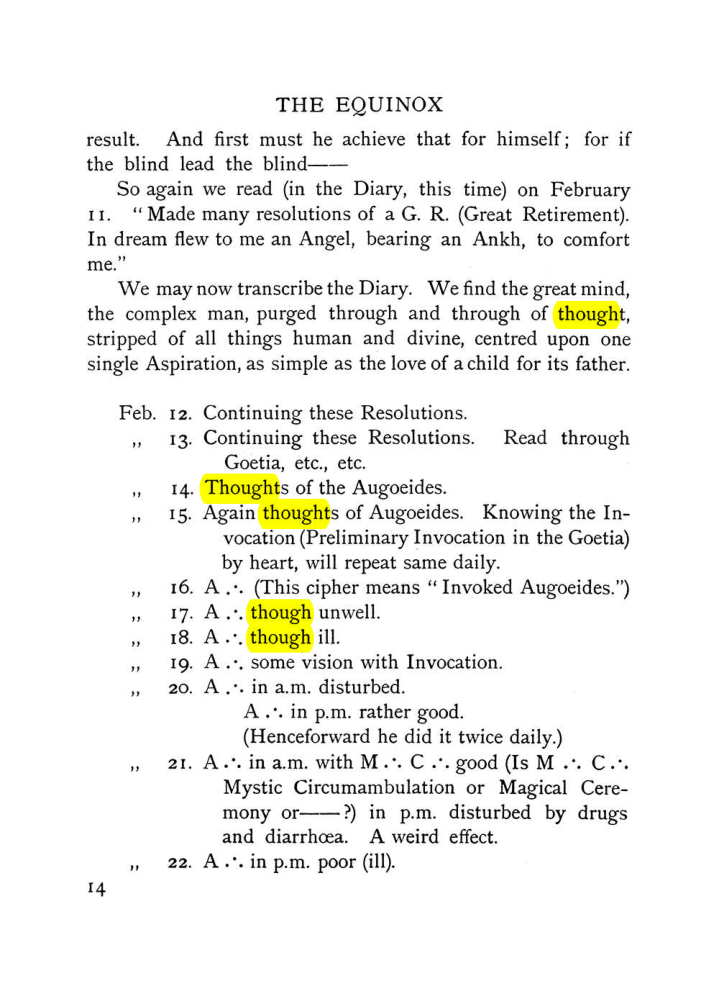 Original scan of The Equinox (Volume I, Number VIII), PDF page 54