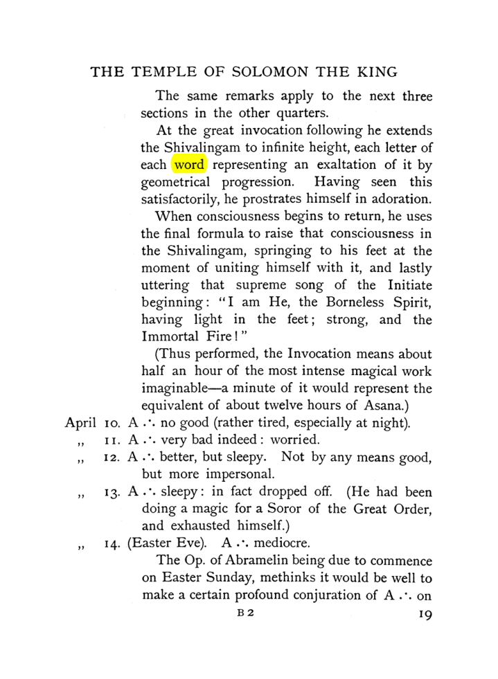 Original scan of The Equinox (Volume I, Number VIII), PDF page 59