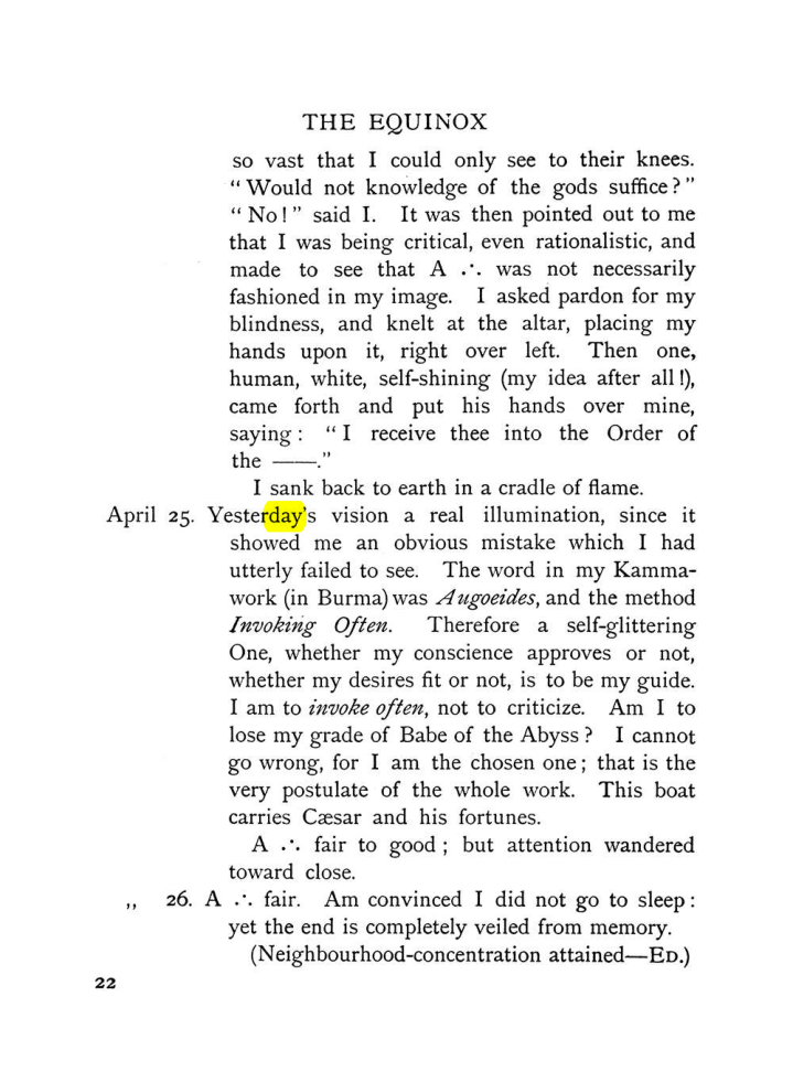 Original scan of The Equinox (Volume I, Number VIII), PDF page 62