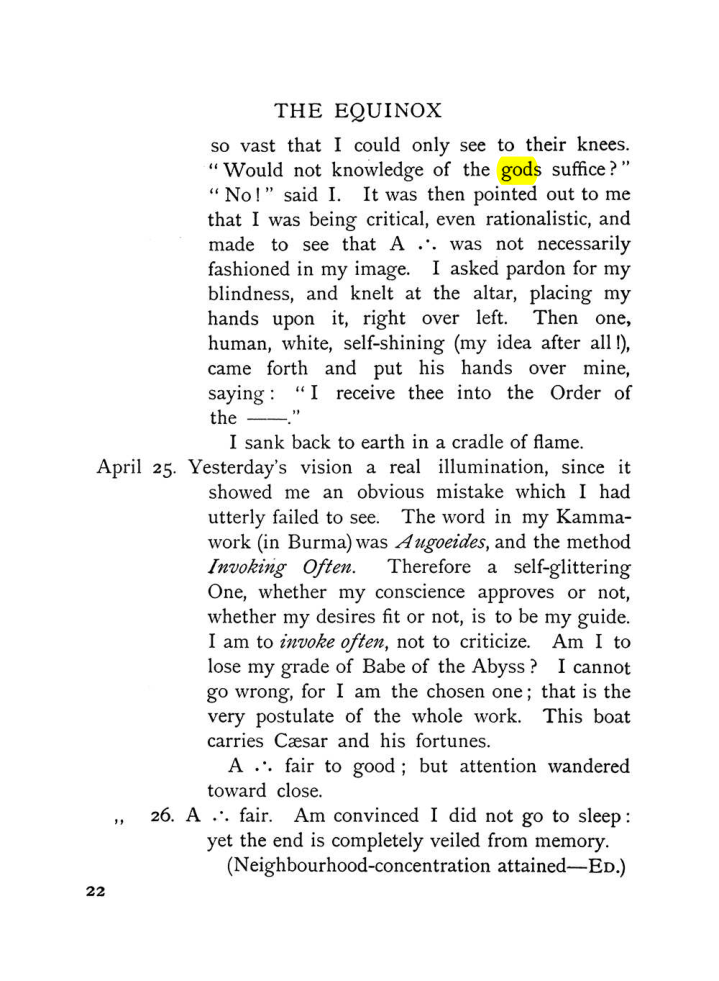 Original scan of The Equinox (Volume I, Number VIII), PDF page 62