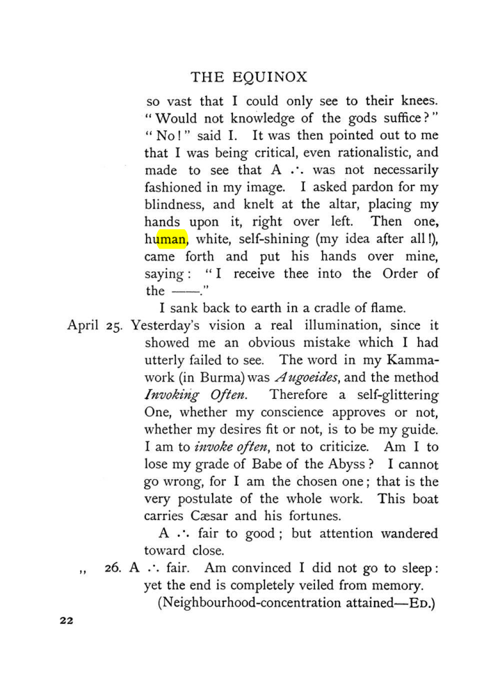 Original scan of The Equinox (Volume I, Number VIII), PDF page 62