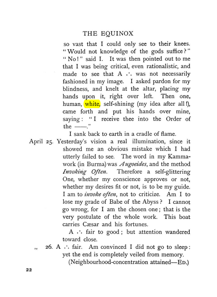 Original scan of The Equinox (Volume I, Number VIII), PDF page 62