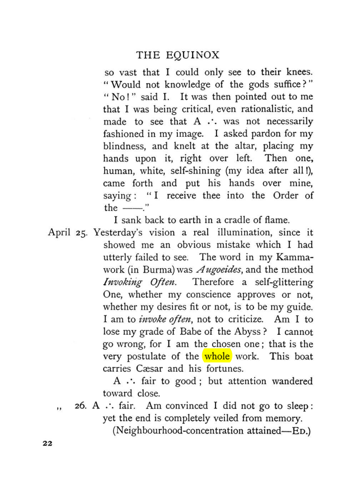 Original scan of The Equinox (Volume I, Number VIII), PDF page 62