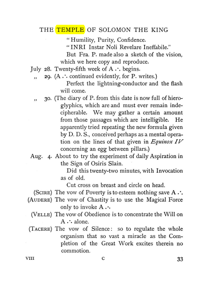 Original scan of The Equinox (Volume I, Number VIII), PDF page 75