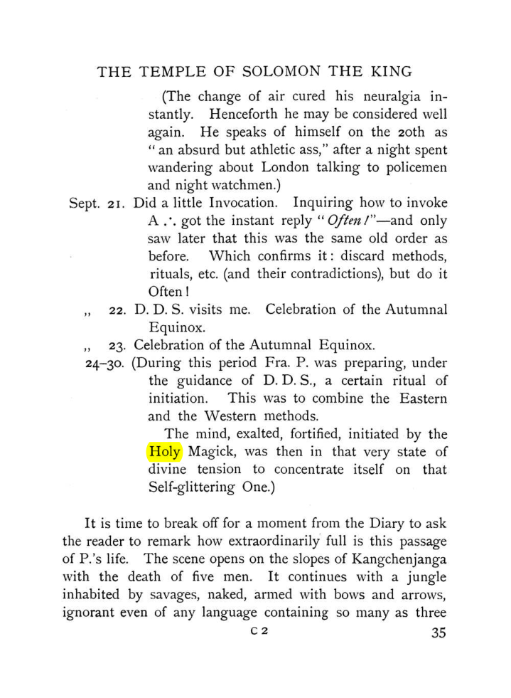 Original scan of The Equinox (Volume I, Number VIII), PDF page 77