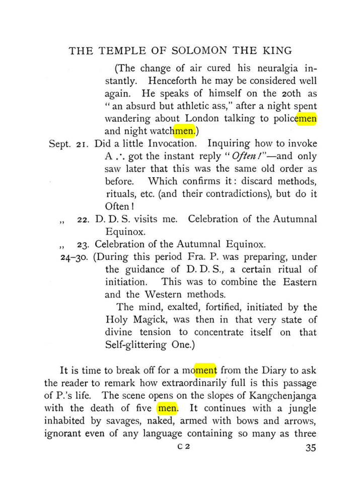 Original scan of The Equinox (Volume I, Number VIII), PDF page 77