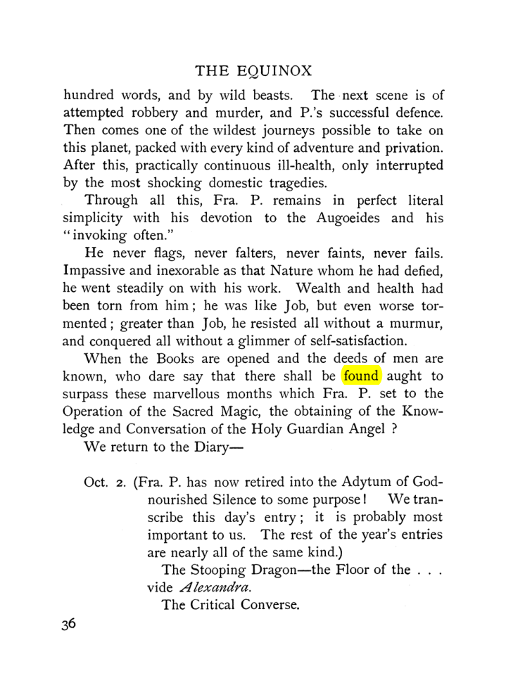 Original scan of The Equinox (Volume I, Number VIII), PDF page 78