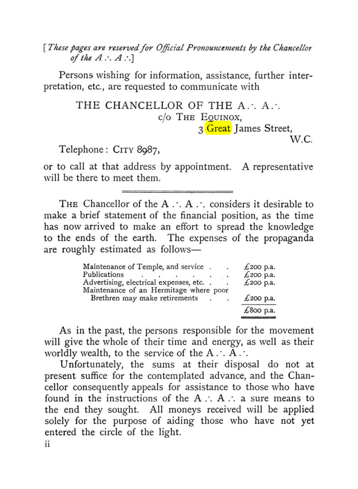 Original scan of The Equinox (Volume I, Number VIII), PDF page 8
