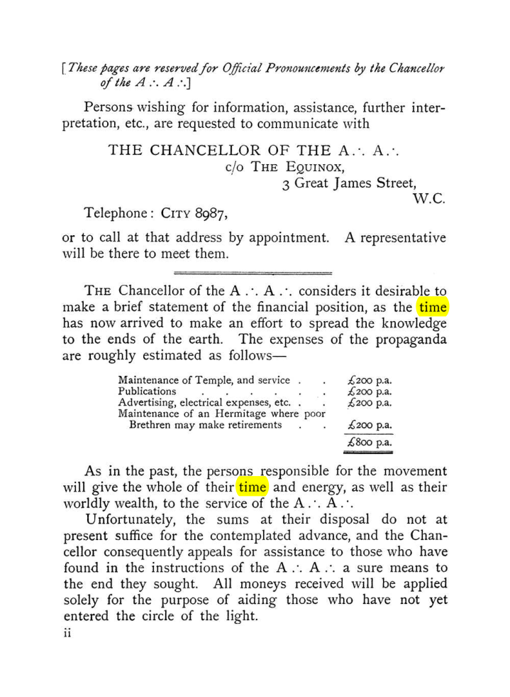 Original scan of The Equinox (Volume I, Number VIII), PDF page 8