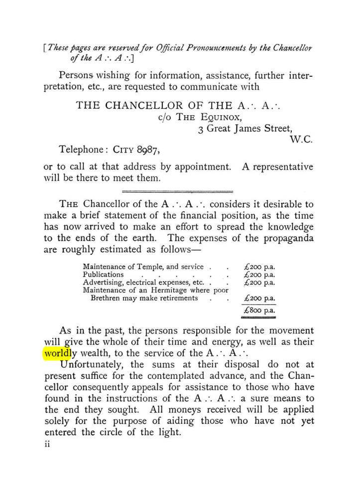 Original scan of The Equinox (Volume I, Number VIII), PDF page 8