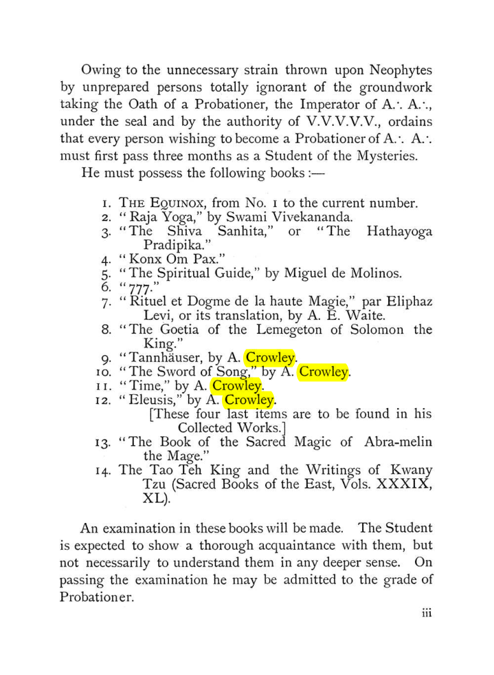 Original scan of The Equinox (Volume I, Number VIII), PDF page 9