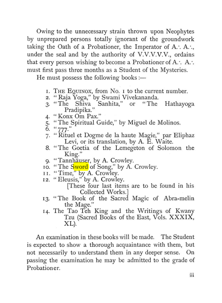 Original scan of The Equinox (Volume I, Number VIII), PDF page 9
