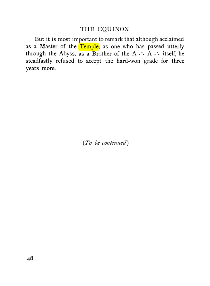 Original scan of The Equinox (Volume I, Number VIII), PDF page 90
