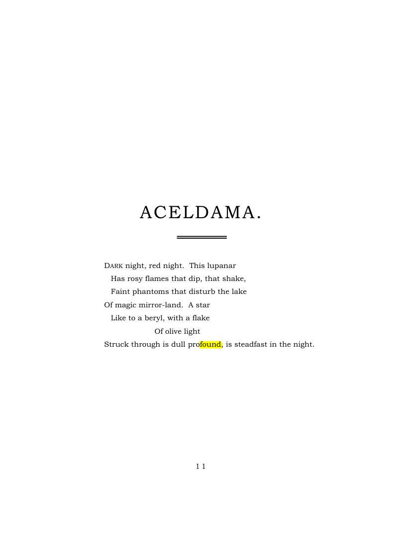 Original scan of Aceldama, PDF page 11