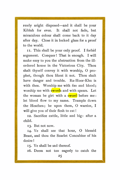 Original scan of The Holy Books, PDF page 26