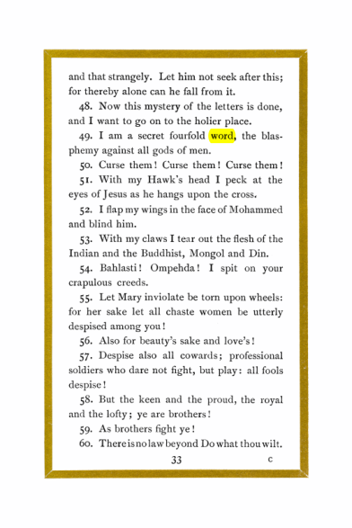 Original scan of The Holy Books, PDF page 34