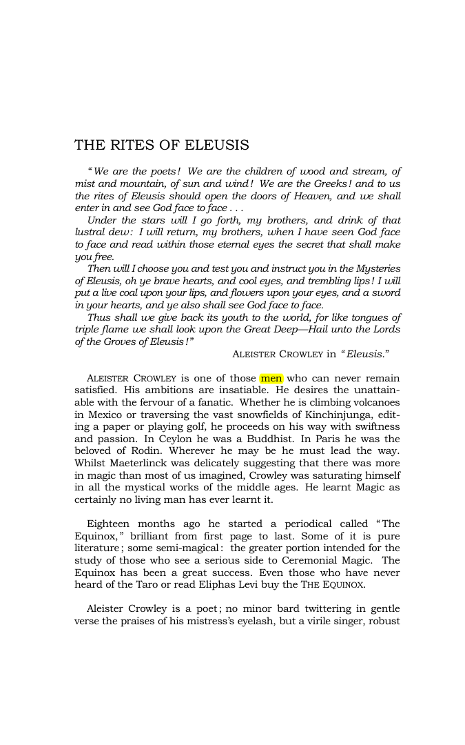 Original scan of The Rites of Eleusis, PDF page 5