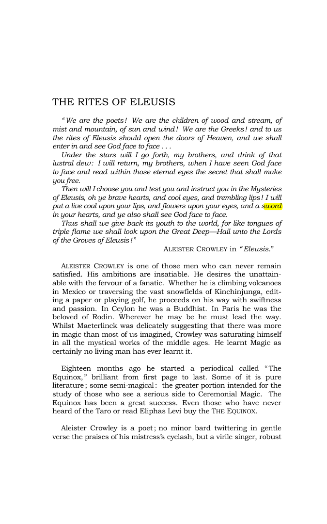 Original scan of The Rites of Eleusis, PDF page 5