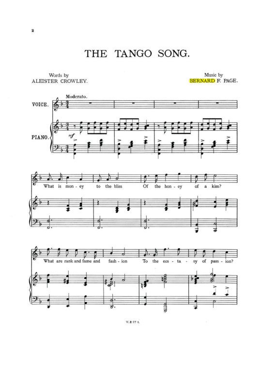 Original scan of The Tango Song, PDF page 2