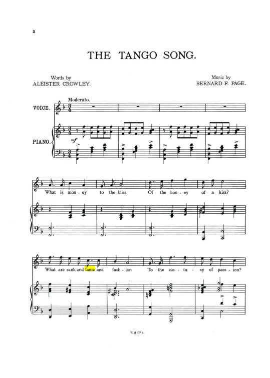 Original scan of The Tango Song, PDF page 2