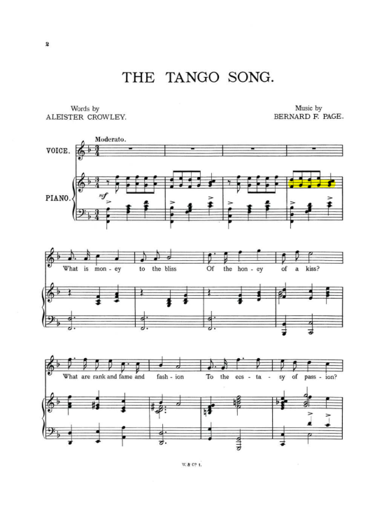 Original scan of The Tango Song, PDF page 2