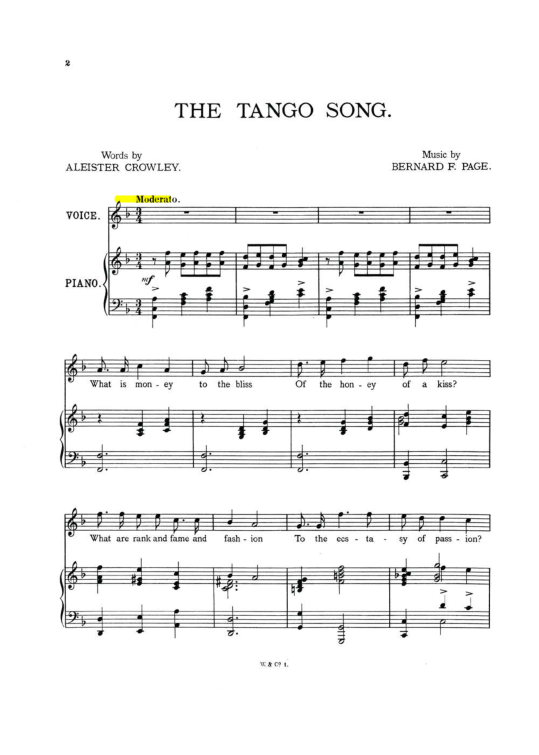 Original scan of The Tango Song, PDF page 2