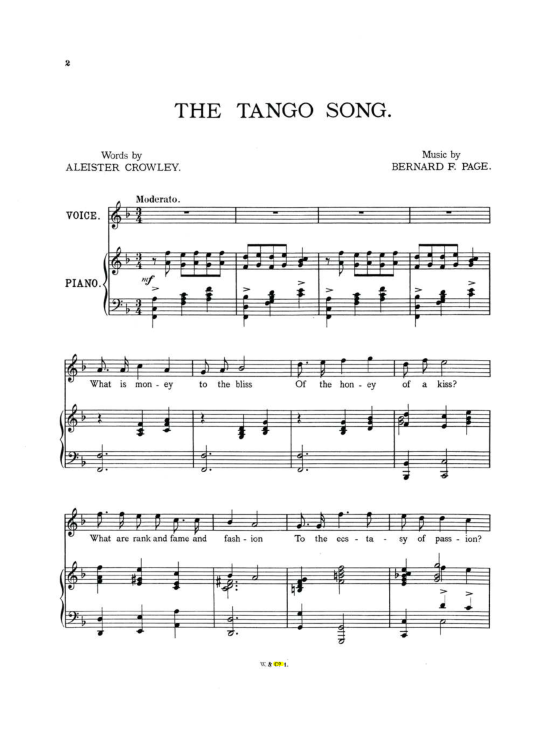 Original scan of The Tango Song, PDF page 2
