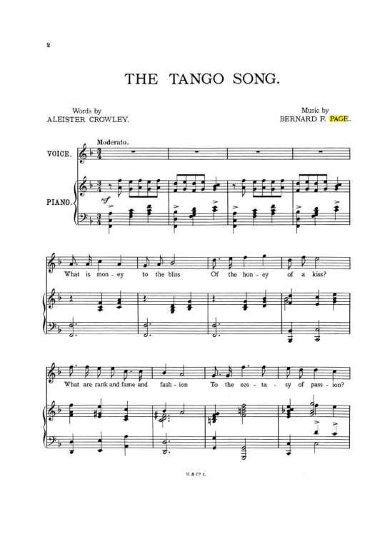 Original scan of The Tango Song, PDF page 2