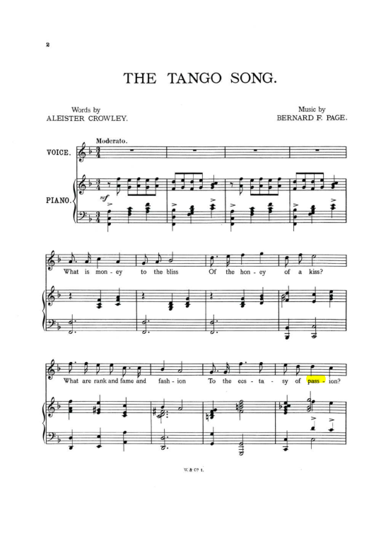 Original scan of The Tango Song, PDF page 2