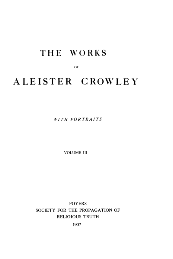 Original scan of Collected Works (Vol. III), PDF page 3