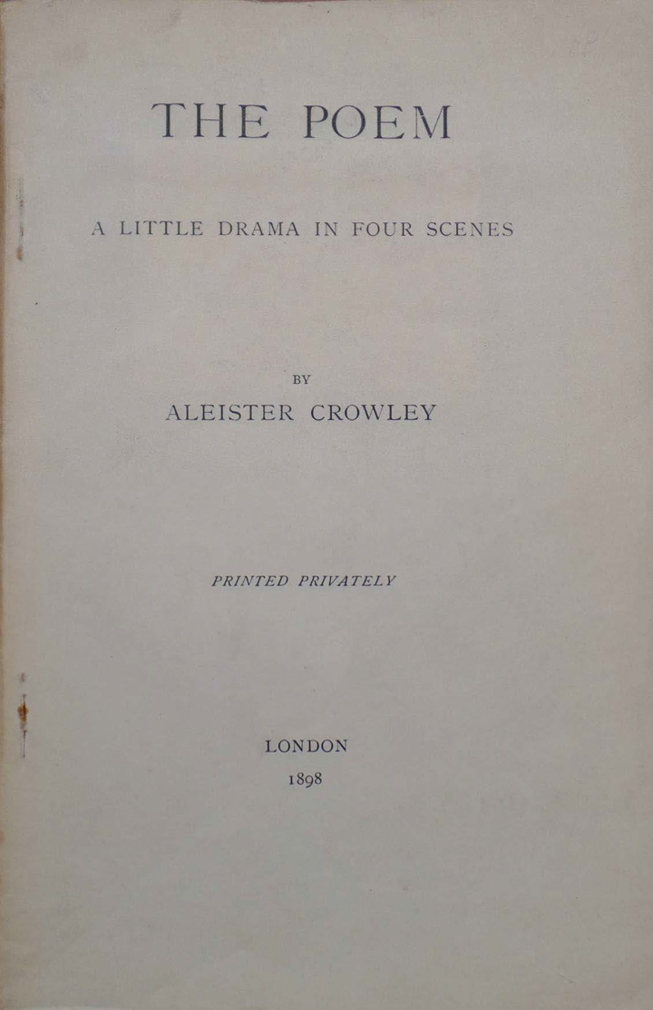 Original scan of The Poem, PDF page 1