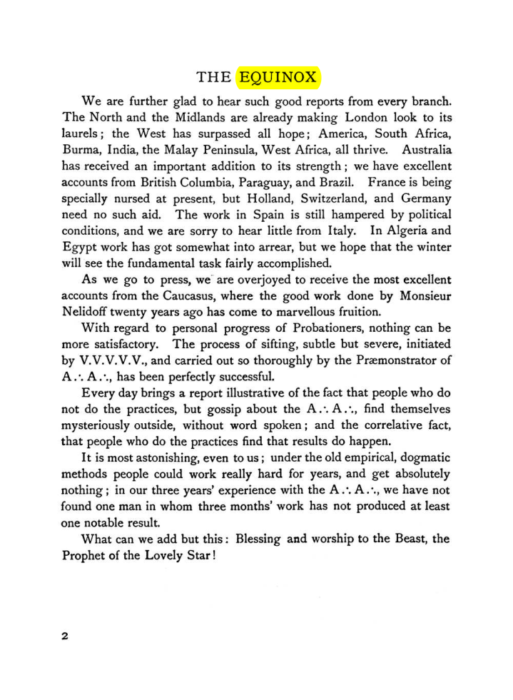 Original scan of The Equinox (Volume I, Number VI), PDF page 10