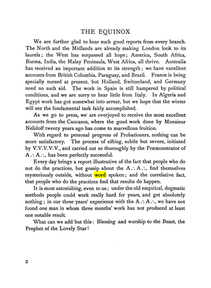 Original scan of The Equinox (Volume I, Number VI), PDF page 10