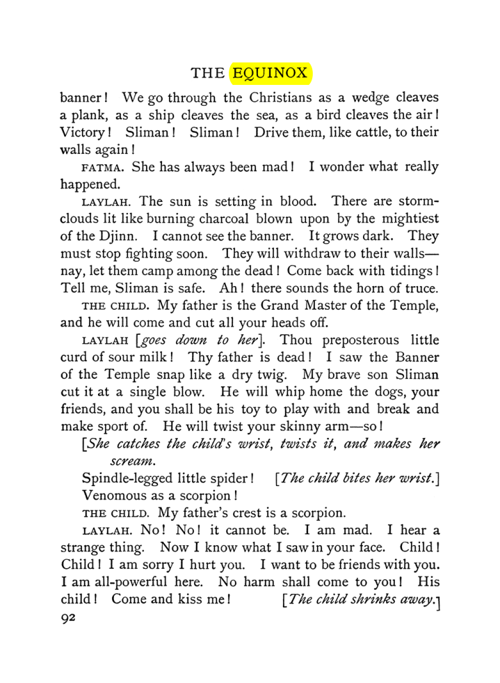 Original scan of The Equinox (Volume I, Number VI), PDF page 100
