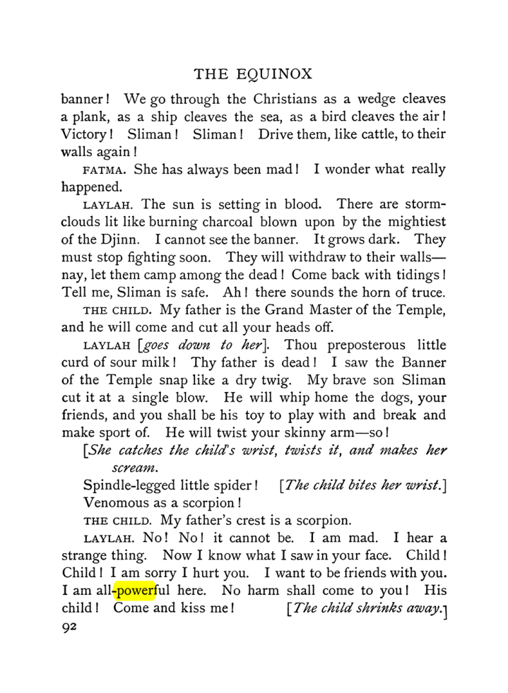 Original scan of The Equinox (Volume I, Number VI), PDF page 100