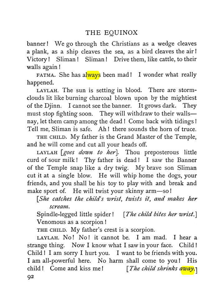 Original scan of The Equinox (Volume I, Number VI), PDF page 100