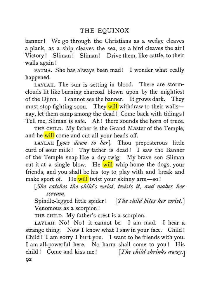 Original scan of The Equinox (Volume I, Number VI), PDF page 100