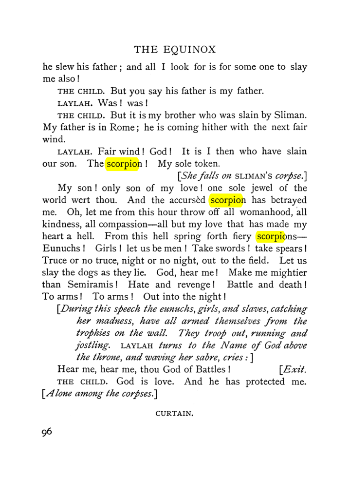 Original scan of The Equinox (Volume I, Number VI), PDF page 104