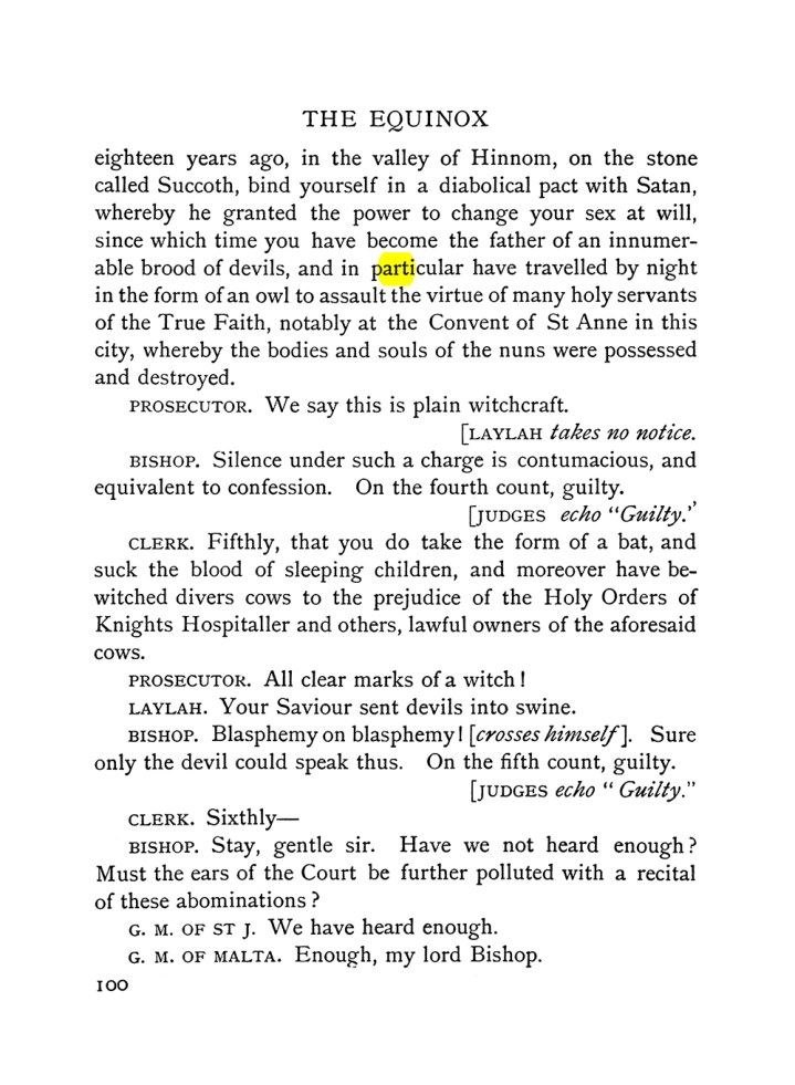 Original scan of The Equinox (Volume I, Number VI), PDF page 108