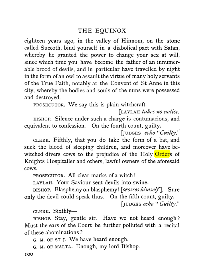 Original scan of The Equinox (Volume I, Number VI), PDF page 108