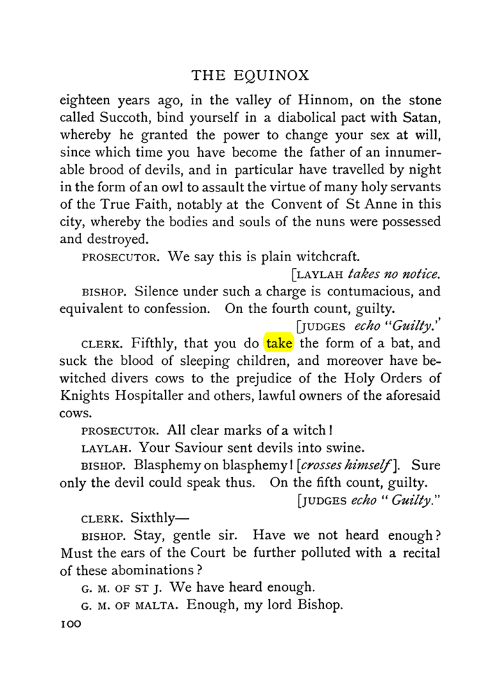 Original scan of The Equinox (Volume I, Number VI), PDF page 108