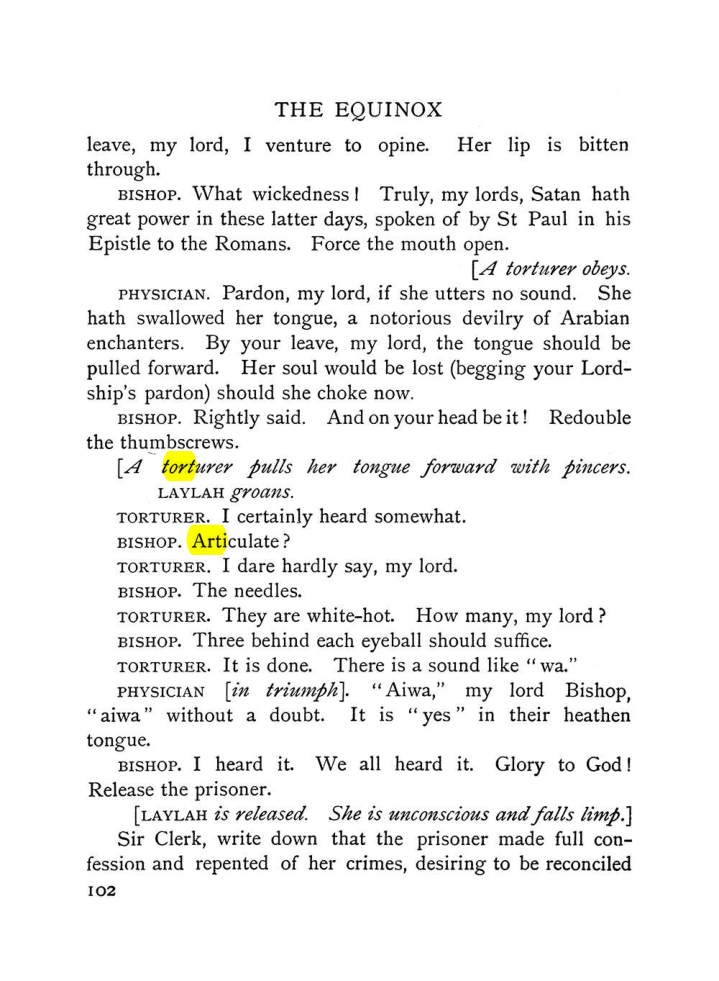 Original scan of The Equinox (Volume I, Number VI), PDF page 110
