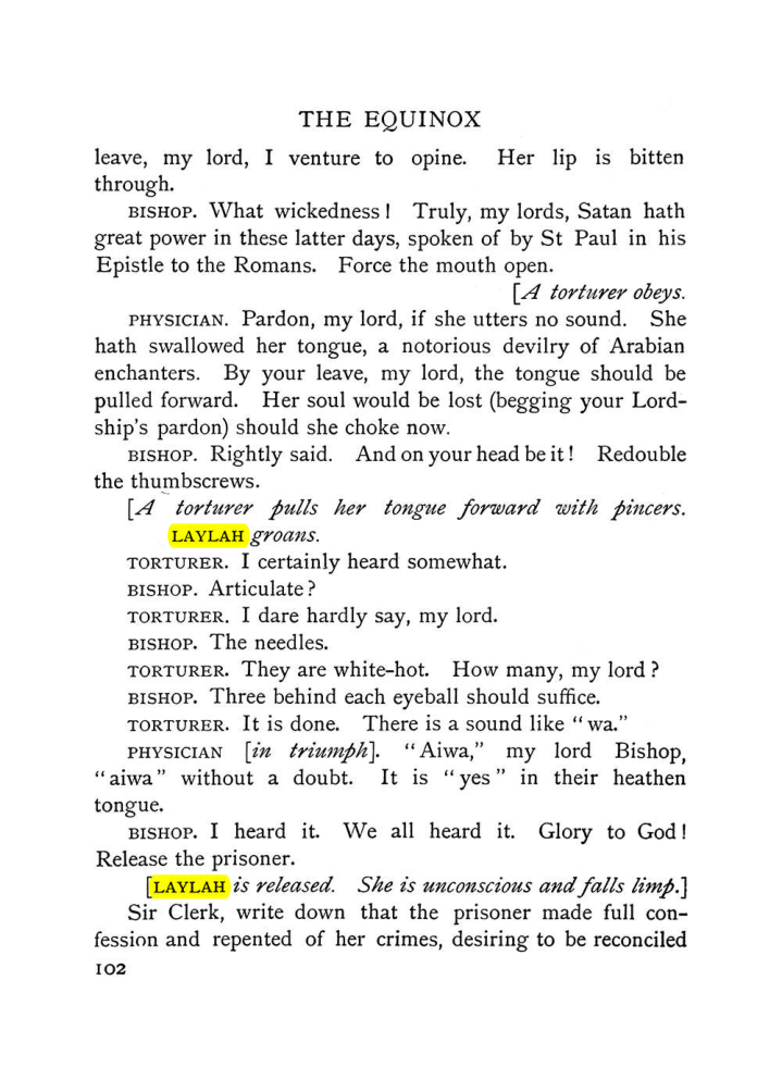 Original scan of The Equinox (Volume I, Number VI), PDF page 110