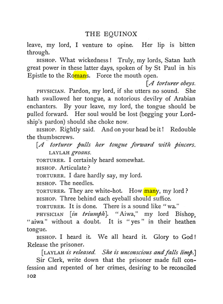 Original scan of The Equinox (Volume I, Number VI), PDF page 110