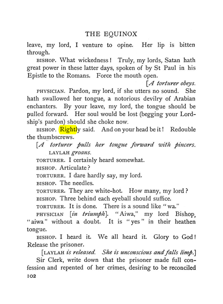 Original scan of The Equinox (Volume I, Number VI), PDF page 110