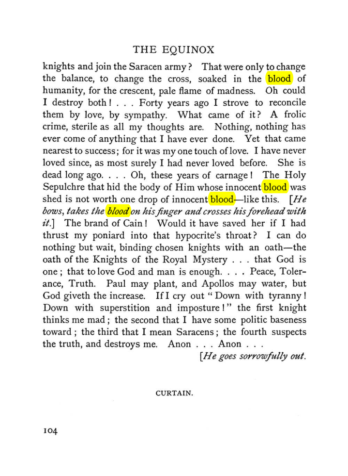 Original scan of The Equinox (Volume I, Number VI), PDF page 112