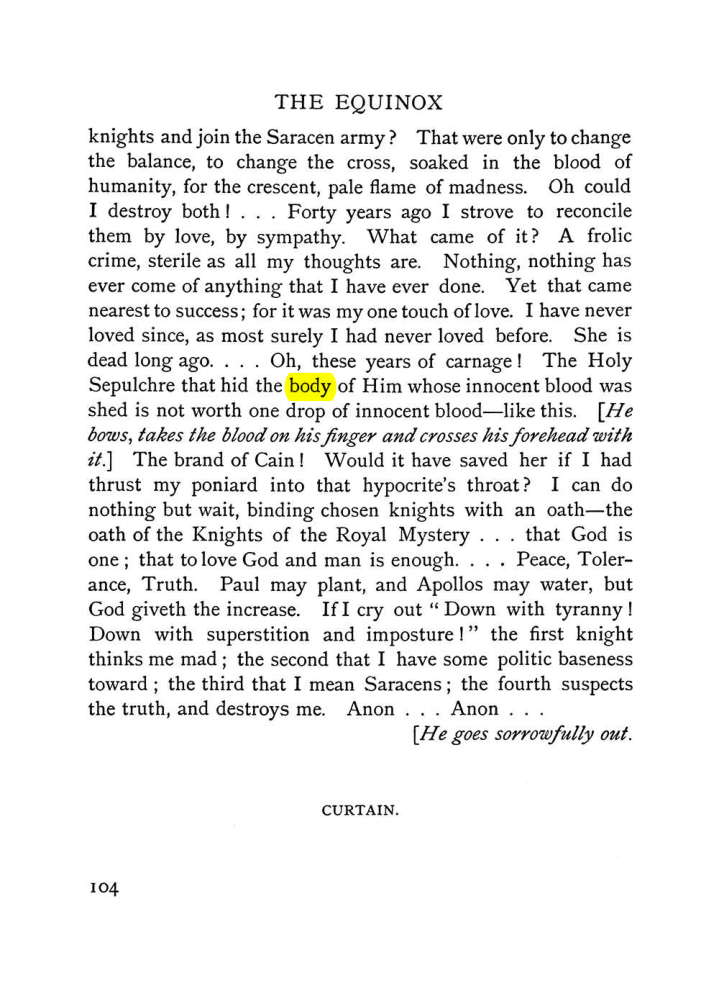 Original scan of The Equinox (Volume I, Number VI), PDF page 112