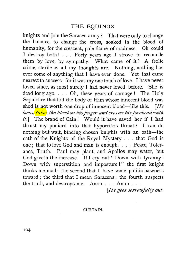 Original scan of The Equinox (Volume I, Number VI), PDF page 112