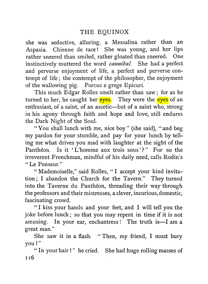 Original scan of The Equinox (Volume I, Number VI), PDF page 124